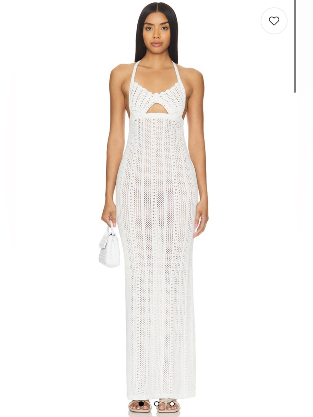 MAJORELLE Davia Maxi Dress in Ivory